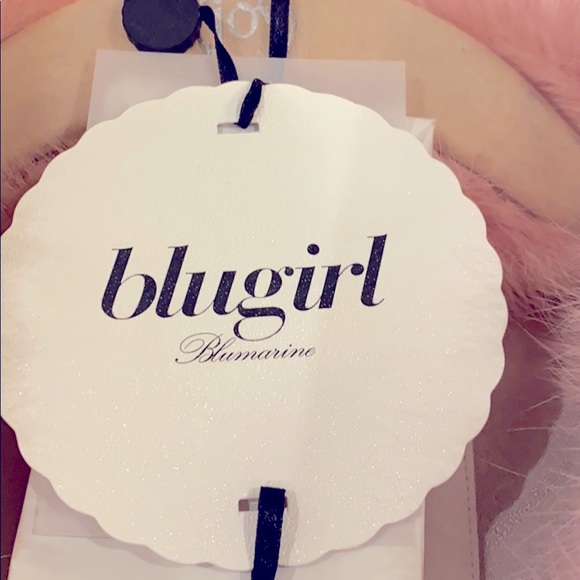 Bluegirl Blush Rabbit Fur Teddy/Coat/Jacket Size S - Picture 10 of 13